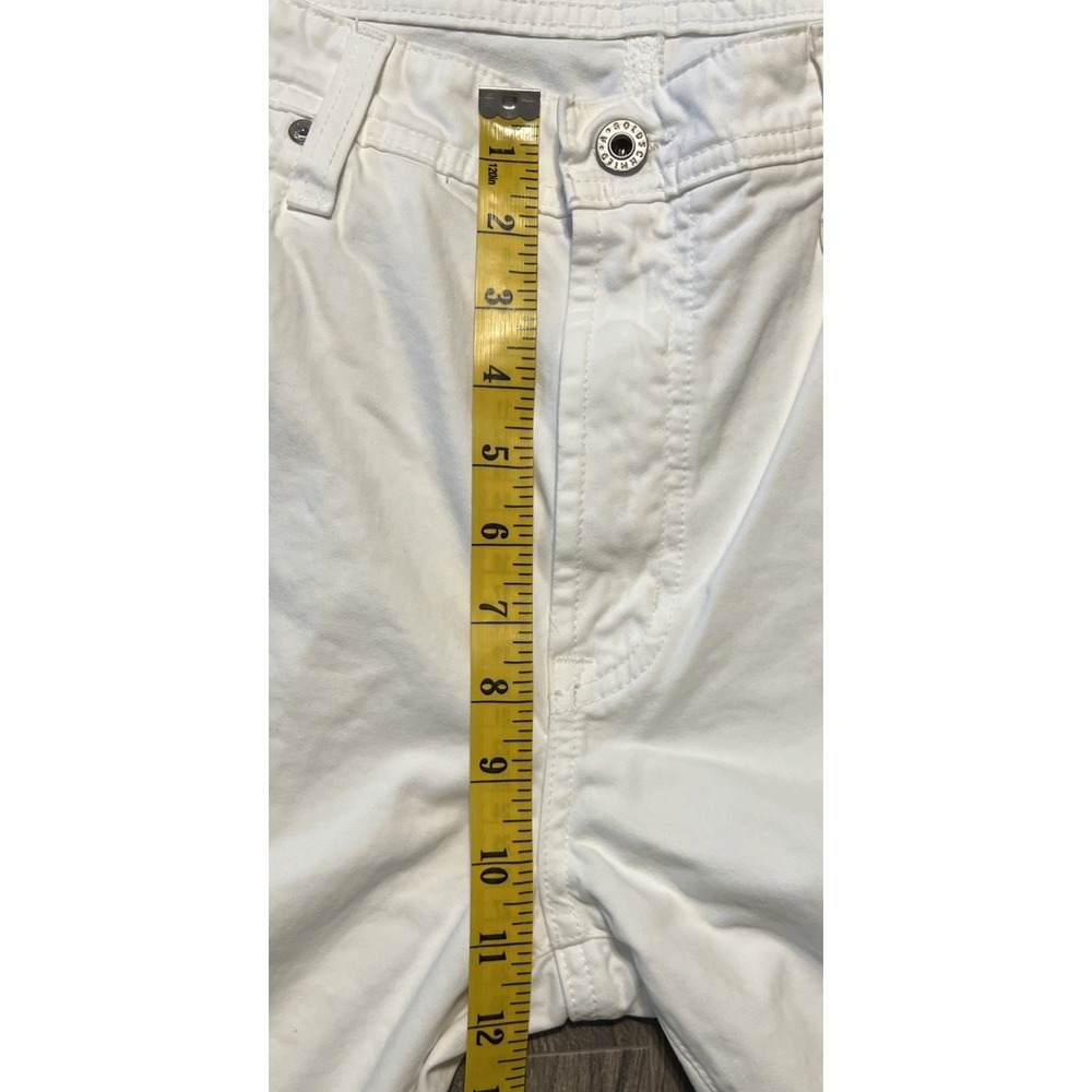 Adriano Goldschmied Protege Straight Leg White Denim Jeans Size 36x34 (37x36) - Picture 8 of 11